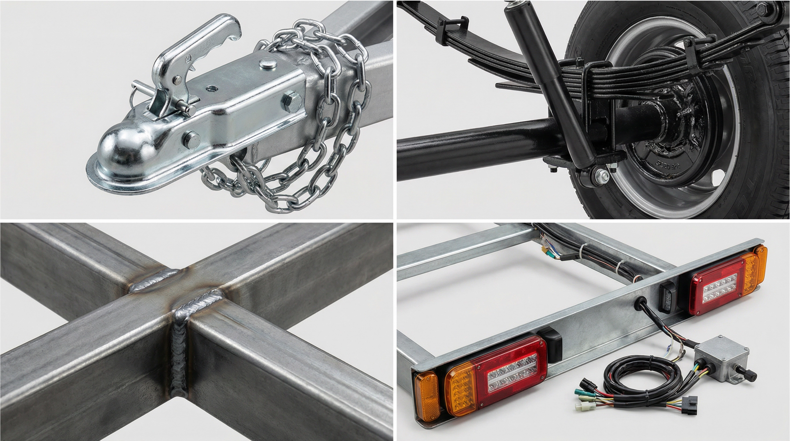 Detalhes t{'\u00e9'}cnicos da carretinha em mosaico