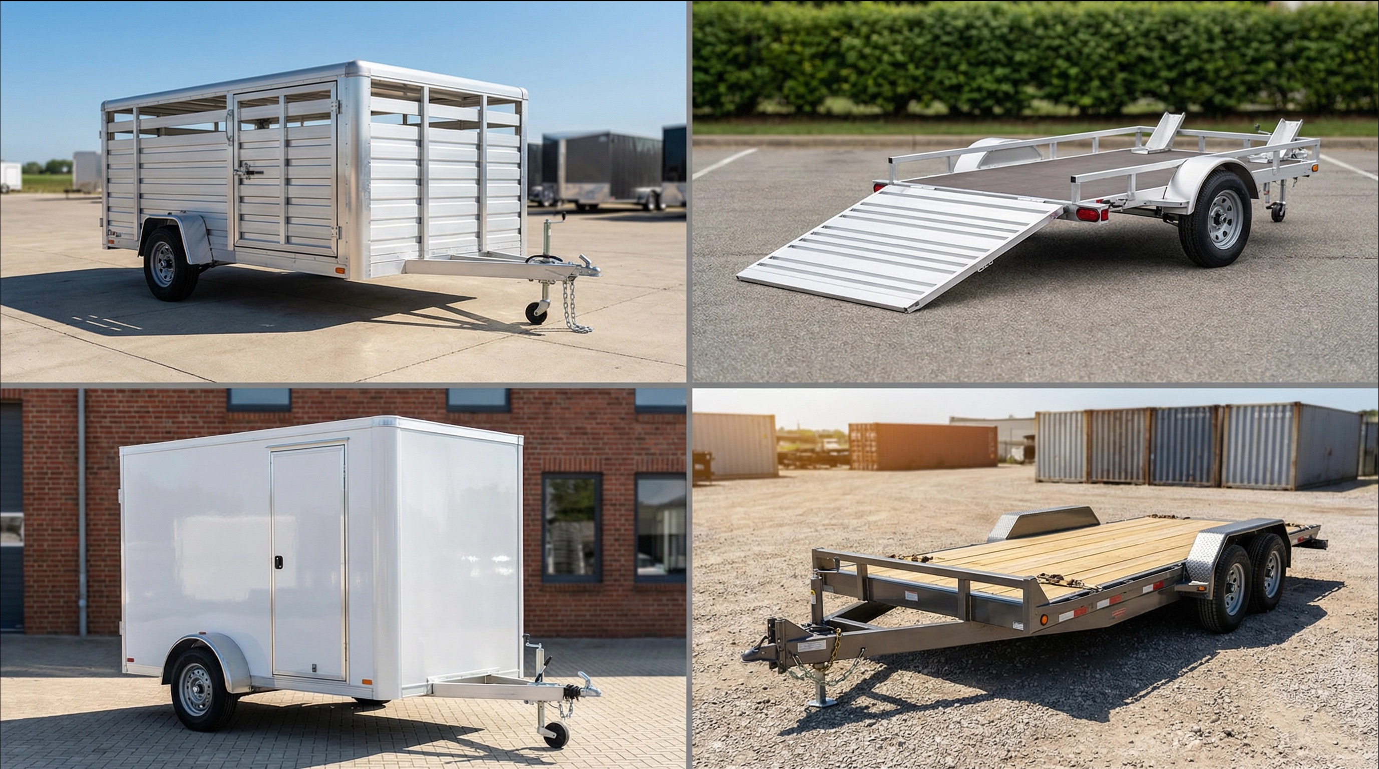 Mosaico de modelos de carretinhas