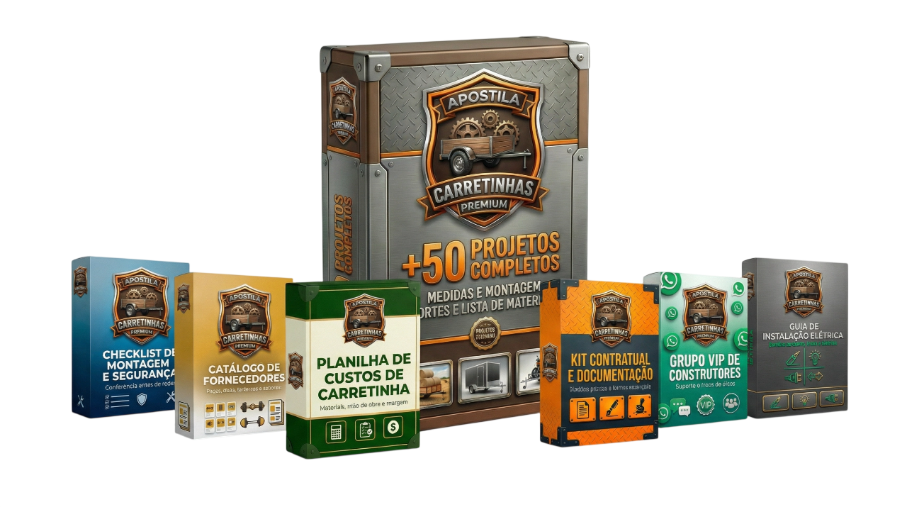 Apostila Carretinhas Premium - Plano Premium com todos os b{'\u00f4'}nus